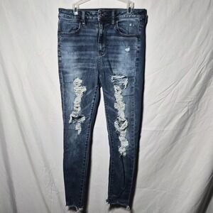 American Eagle AE RF-AEM120605U9A Boyfriend Fit Jeans Women's 4 Short